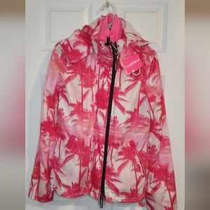 NWT Superdry Black Edition SD-Windcheater Jacket sz L